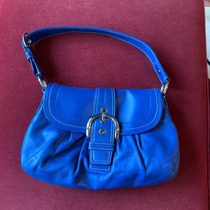 Coach Blue Leather Bag